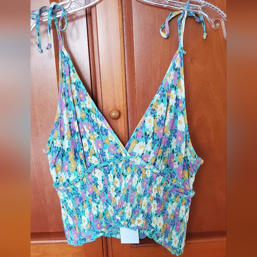 NWT Patrons of Peace Daisy Smocked Top, Small